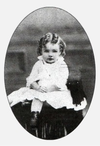 Ethel Maud Robertson, 2 years old - 1883
